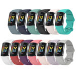 fb.r73 All Color StrapsCo Rubber Infinity Band for Fitbit Charge 5 Silicone Strap