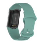 fb.r73.11 Back Teal StrapsCo Rubber Infinity Band for Fitbit Charge 5 Silicone Strap