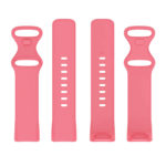 Fb.r73.13 Upright Pink StrapsCo Rubber Infinity Band For Fitbit Charge 5 Silicone Strap