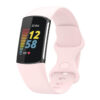 Fb.r73.13a Main Soft Pink StrapsCo Rubber Infinity Band For Fitbit Charge 5 Silicone Strap