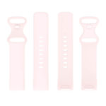 Fb.r73.13a Upright Soft Pink StrapsCo Rubber Infinity Band For Fitbit Charge 5 Silicone Strap