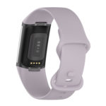 fb.r73.18 Back Lavender StrapsCo Rubber Infinity Band for Fitbit Charge 5 Silicone Strap