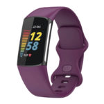 Fb.r73.18a Main Dark Purple StrapsCo Rubber Infinity Band For Fitbit Charge 5 Silicone Strap