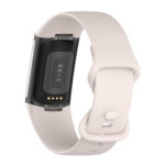 fb.r73.22a Back Almost White StrapsCo Rubber Infinity Band for Fitbit Charge 5 Silicone Strap
