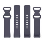Fb.r73.5 Upright Navy StrapsCo Rubber Infinity Band For Fitbit Charge 5 Silicone Strap