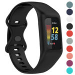 fb.r74.1 Gallery Black StrapsCo Protective Case Strap for Fitbit Charge 5 TPU