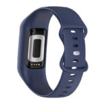 Fb.r74.5 Back Navy Blue StrapsCo Protective Case Strap For Fitbit Charge 5 TPU