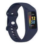 fb.r74.5 Main Navy Blue StrapsCo Protective Case Strap for Fitbit Charge 5 TPU