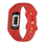 fb.r74.6 Back Red StrapsCo Protective Case Strap for Fitbit Charge 5 TPU