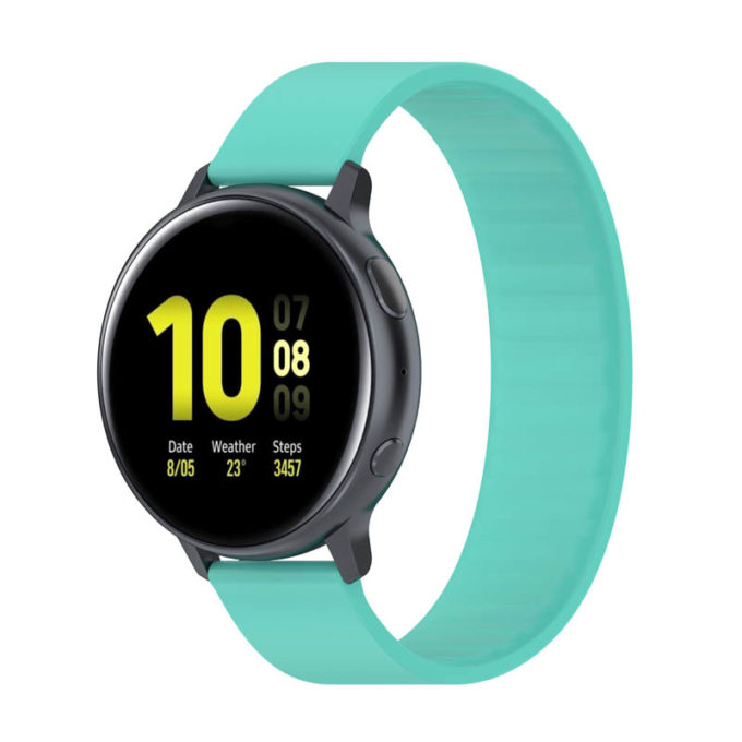 g.r57.5a.20 Main Main Aqua StrapsCo Silicone Strap for Garmin Venu 2S Vivomove 3S Vivoactive 4S