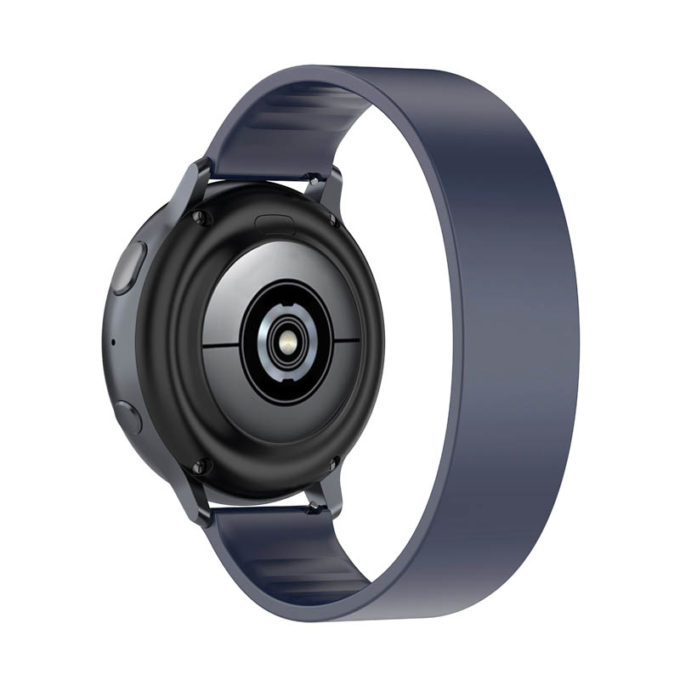 g.r57.5b.20 Back Midnight Blue StrapsCo Silicone Strap for Garmin Venu 2S Vivomove 3S Vivoactive 4S