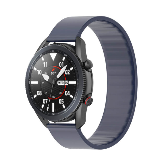 G.r57.5b.22 Main Midnight Blue StrapsCo Silicone Strap For Garmin Venu 2S Vivomove 3S Vivoactive 4S