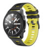 G.r58.1.10.22 Main Black & Yellow StrapsCo Silicone Band For Garmin Vivoactive 4 Rubber Watch Strap