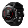 G.r70.1 Main Black StrapsCo Silicone Strap For Garmin Fenix 5X