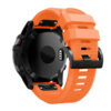 G.r70.12 Back Orange StrapsCo Silicone Strap For Garmin Fenix 5X