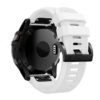 G.r70.22 Back White StrapsCo Silicone Strap For Garmin Fenix 5X