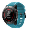 G.r70.5b Main Light Blue StrapsCo Silicone Strap For Garmin Fenix 5X