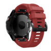 G.r70.6 Back Red StrapsCo Silicone Strap For Garmin Fenix 5X