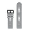 G.r70.7 Upright Grey StrapsCo Silicone Strap For Garmin Fenix 5X
