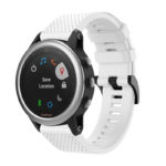 g.r72.22 Main White StrapsCo Silicone Strap for Garmin Fenix 5 5 Plus 6 Forerunner 935 Quatix 5 Approach S60 Instinct