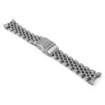 m.sk8 .ss Angle Silver StrapsCo Stainless Steel Angus Jubilee Bracelet for Seiko SKX007 SKX009 SKX011