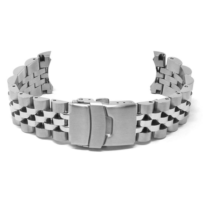 m.sk8 .ss Main Silver StrapsCo Stainless Steel Angus Jubilee Bracelet for Seiko SKX007 SKX009 SKX011