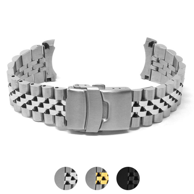 m.sk9 .ss Gallery Silver StrapsCo Stainless Steel Super Jubilee Bracelet for Seiko SKX007 SKX009 SKX011