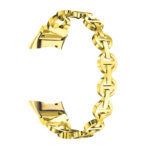 fb.m157.yg Main Yellow Gold strapsco Rhinestone Circle Link Bracelet for Fitbit Charge 5