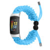 fb.ny46.5 Main Sky Blue strapsco Nylon Braided Paracord Strap for Fitbit Charge 5