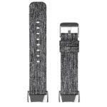 fb.ny48.7 Upright Grey strapsco Canvas Band for Fitbit Charge 5