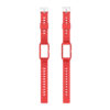 fb.r76.6 Upright Red strapsco Textured Protective Case Strap for Fitbit Charge 5