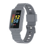 fb.r76.7 Main Grey strapsco Textured Protective Case Strap for Fitbit Charge 5