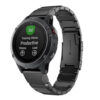 g.m10 mb Stainless Steel Modern Bracelet Band for Garmin Fenix 5 forerunner 935 in Matte Black 1