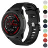 G.r62 Gallery (Black) StrapsCo Silicone Strap For Garmin Forerunner745 Rubber Watch Band