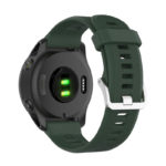 G.r62.11 Back Dark Green StrapsCo Silicone Strap For Garmin Forerunner745 Rubber Watch Band