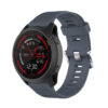 G.r62.7 Main Blue Grey StrapsCo Silicone Strap For Garmin Forerunner745 Rubber Watch Band