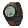 g.r65.2a.26 Main Coffee StrapsCo Silicone Strap for Garmin Fenix 3 3 HR 5X 5X Plus 6X 1