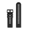 g.r70.1 Upright Black StrapsCo Silicone Strap for Garmin Fenix 5X 1