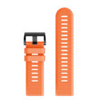 g.r70.12 Upright Orange StrapsCo Silicone Strap for Garmin Fenix 5X 1