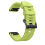 g.r71.11 Alternate Green StrapsCo Silicone Strap for Garmin Fenix 5S Rubber Watch Band 1