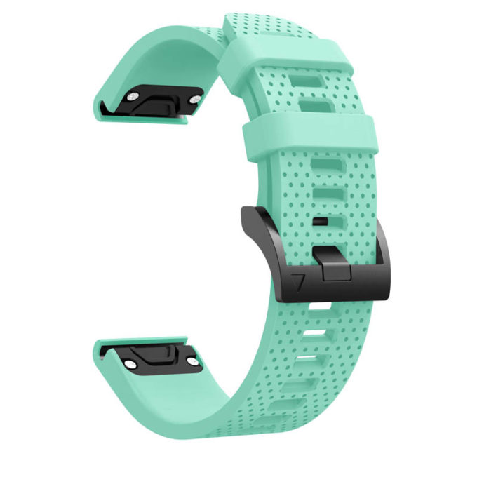 g.r71.11a Alternate Aqua StrapsCo Silicone Strap for Garmin Fenix 5S Rubber Watch Band 1