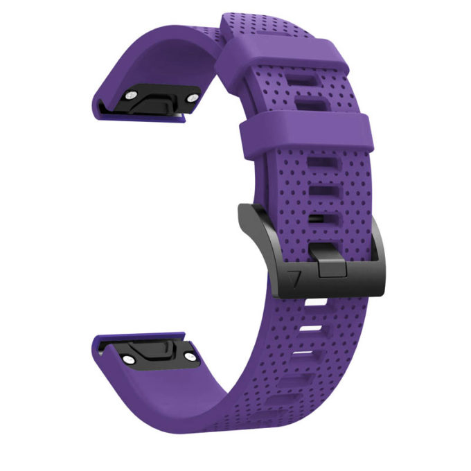 g.r71.18 Alternate Purple StrapsCo Silicone Strap for Garmin Fenix 5S Rubber Watch Band 1
