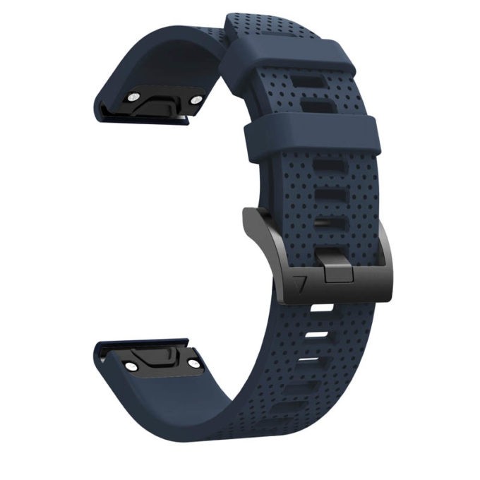 g.r71.5a Alternate Midnight Blue StrapsCo Silicone Strap for Garmin Fenix 5S Rubber Watch Band 1