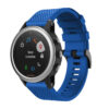 g.r71.5b Main Royal Blue StrapsCo Silicone Strap for Garmin Fenix 5S Rubber Watch Band 1