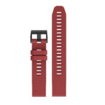 g.r72.6 Upright Red StrapsCo Silicone Strap for Garmin Fenix 5 5 Plus 6 Forerunner 935 Quatix 5 Approach S60 Instinct 1