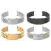 m.bd3 ALL COLOR StrapsCo Vintage Beads of Rice II metal bracelet stainless steel strap