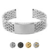 m.bd3 GALLERY Silver StrapsCo Vintage Beads of Rice II metal bracelet stainless steel strap