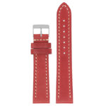 Df3.6 Main Red StrapsCo Vintage Leather Strap With Stitching
