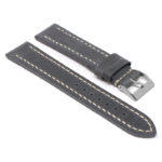 Df3.7 Angle Grey StrapsCo Vintage Leather Strap With Stitching