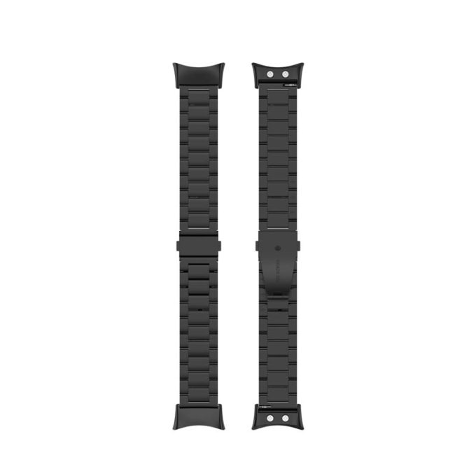 g.m23.mb Upright Black StrapsCo Metal Link Bracelet for Garmin Forerunner 45 45S Stainless Steel Strap